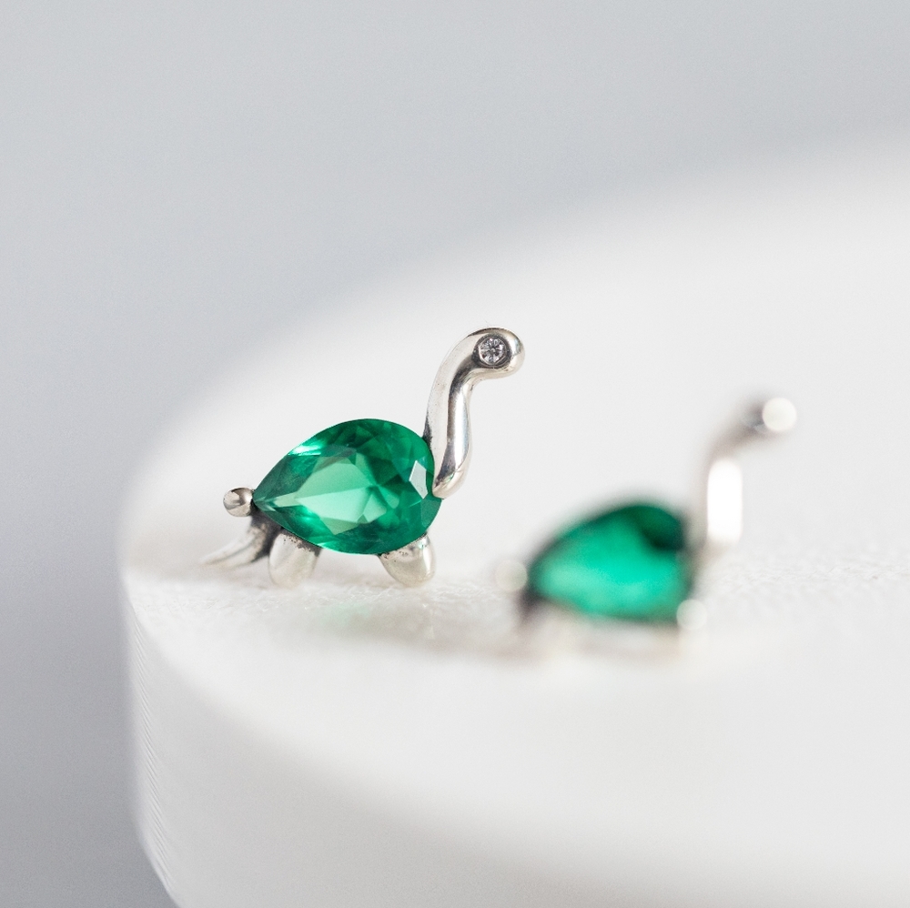 Dainty Dinosaur Studs (S925) - Picture 6 of 7